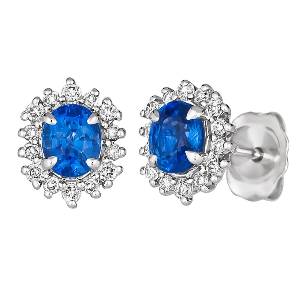 Le Vian Earrings featuring Blueberry Sapphire Nude Diamonds Vanilla Gold